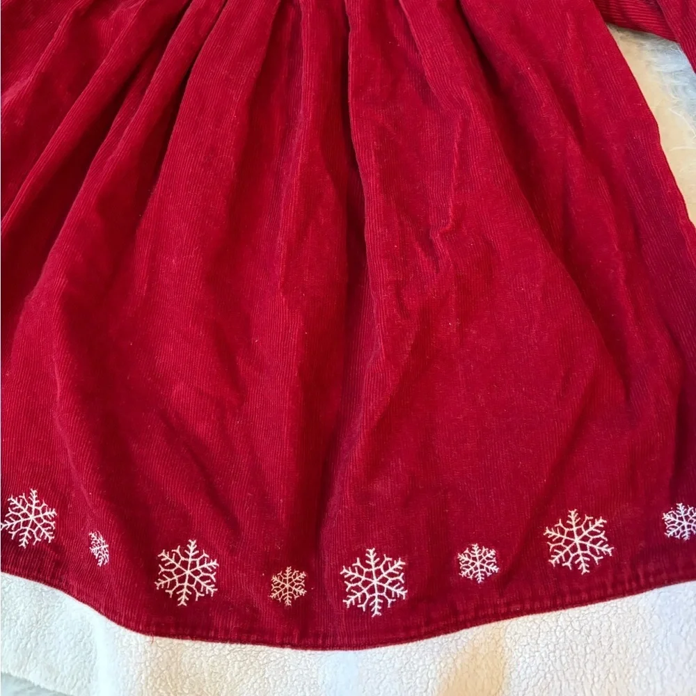 Hanna Andersson Festive Red and White Dress